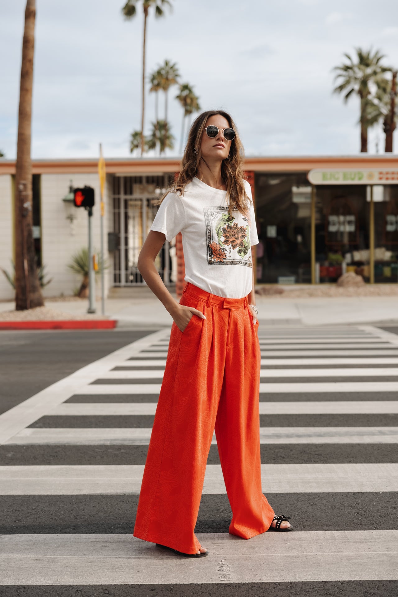 Pantalon Paolina Ibiza (red alert)