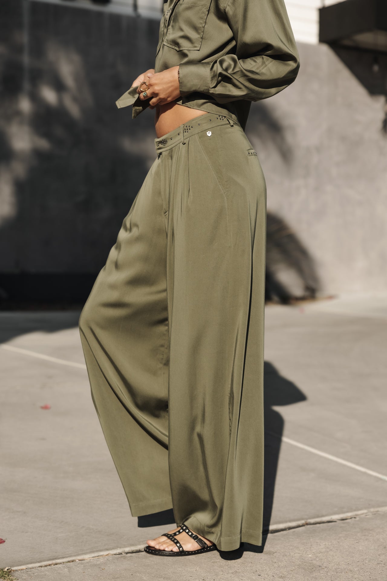 Pantalon Paolina Silken (four leaf clover)