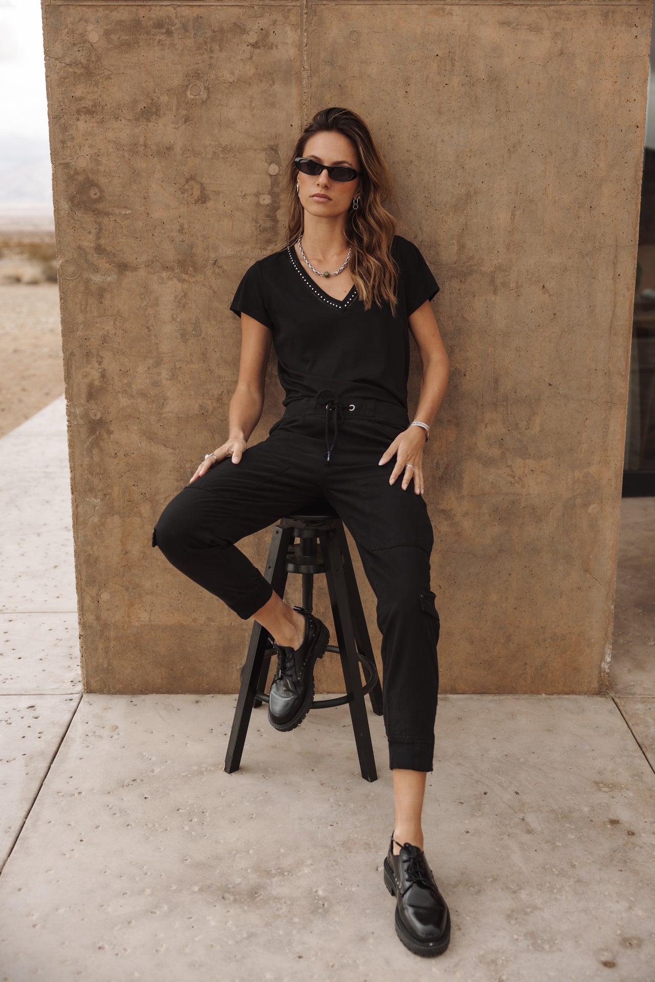 Pantalon cargo Celine Jazz (black)