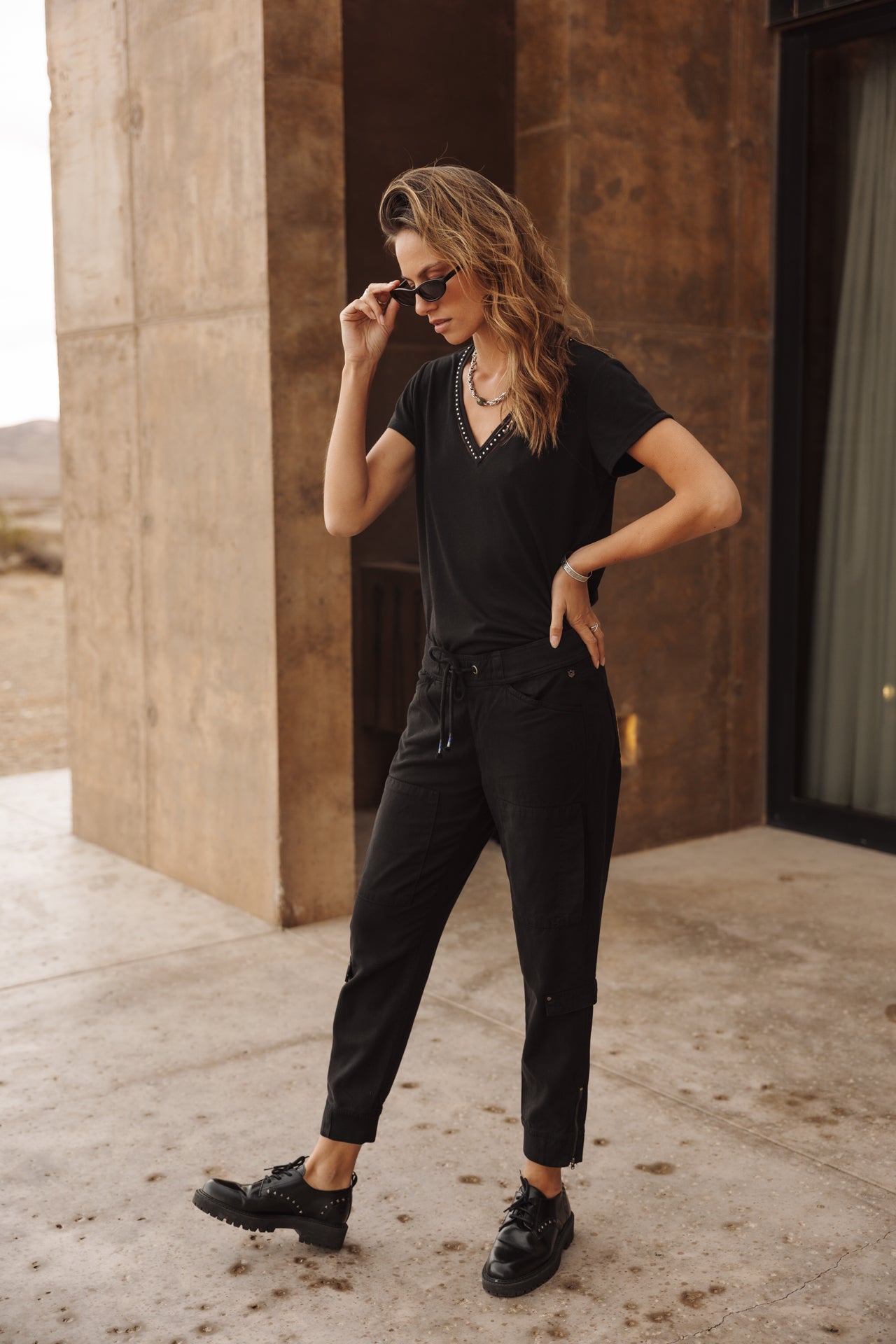 Pantalon cargo Celine Jazz (black)