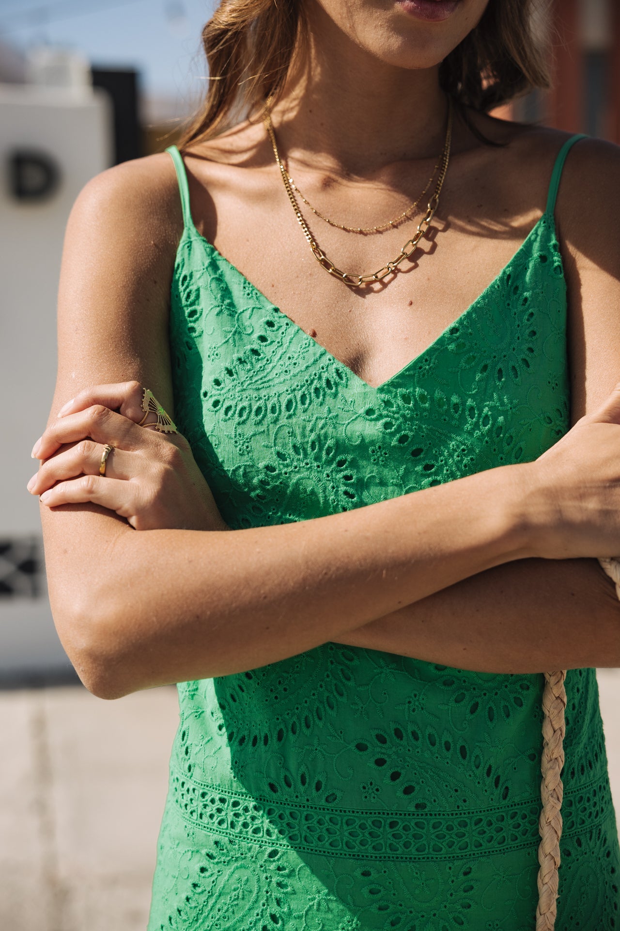 Revania Lace ( green color)