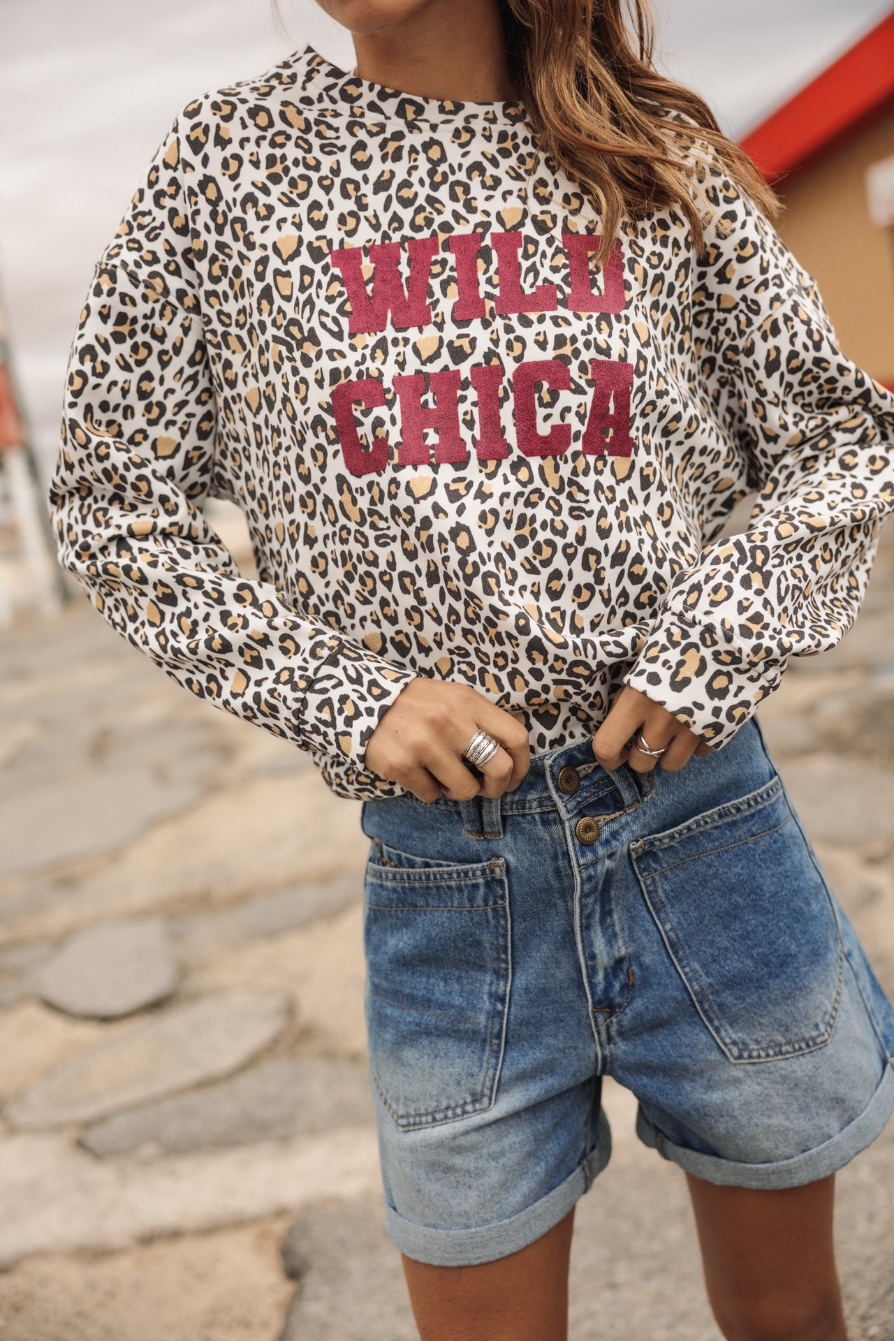 Saudade Leo Glitter (off white)