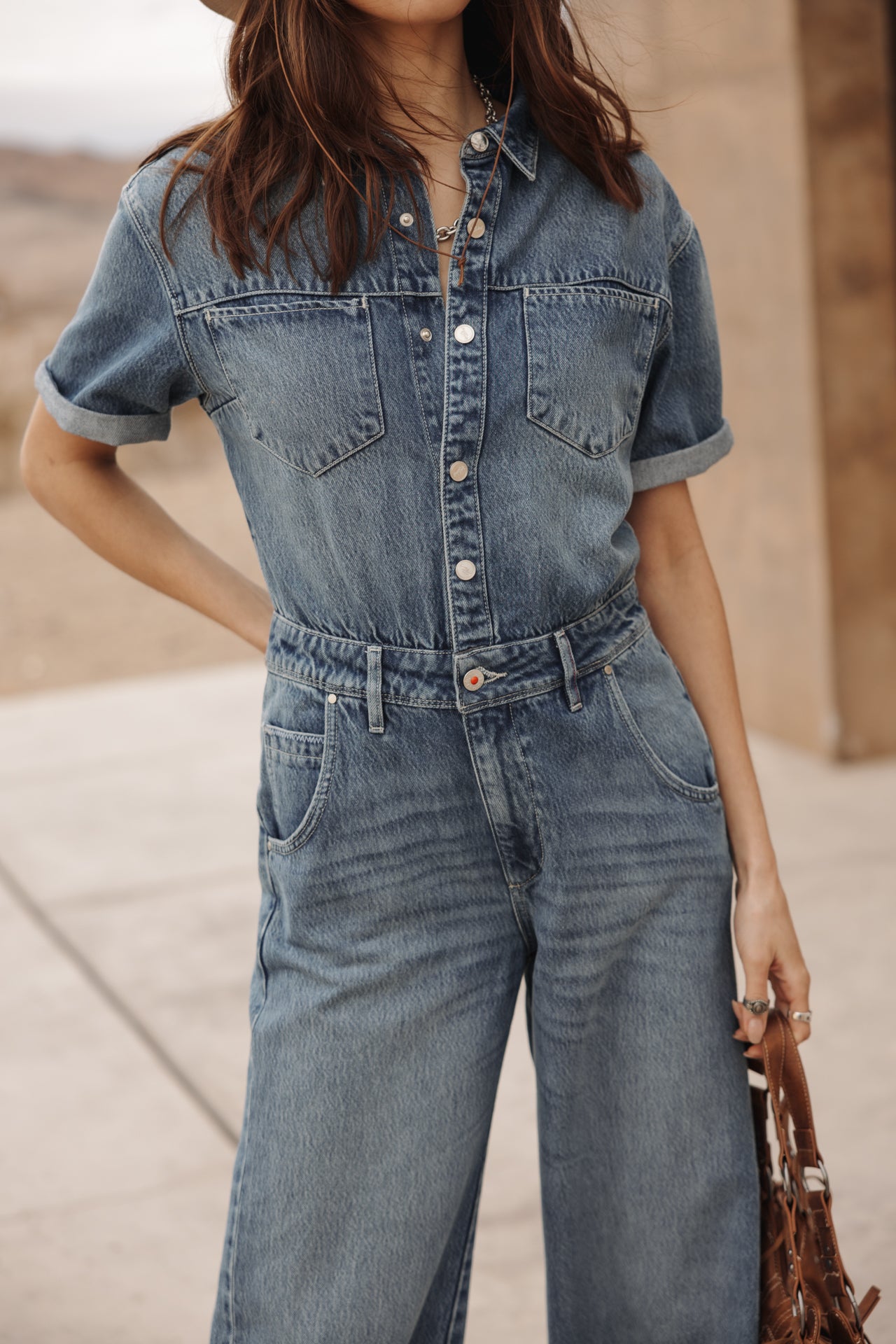 Combinaison en denim Emily Denim (sevillanas)