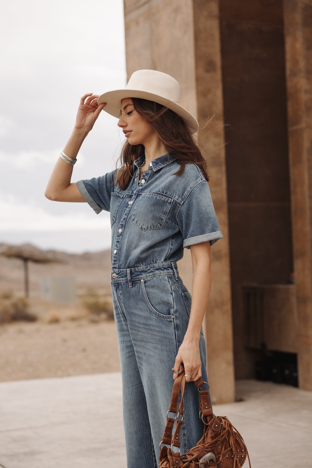 Combinaison en denim Emily Denim (sevillanas)
