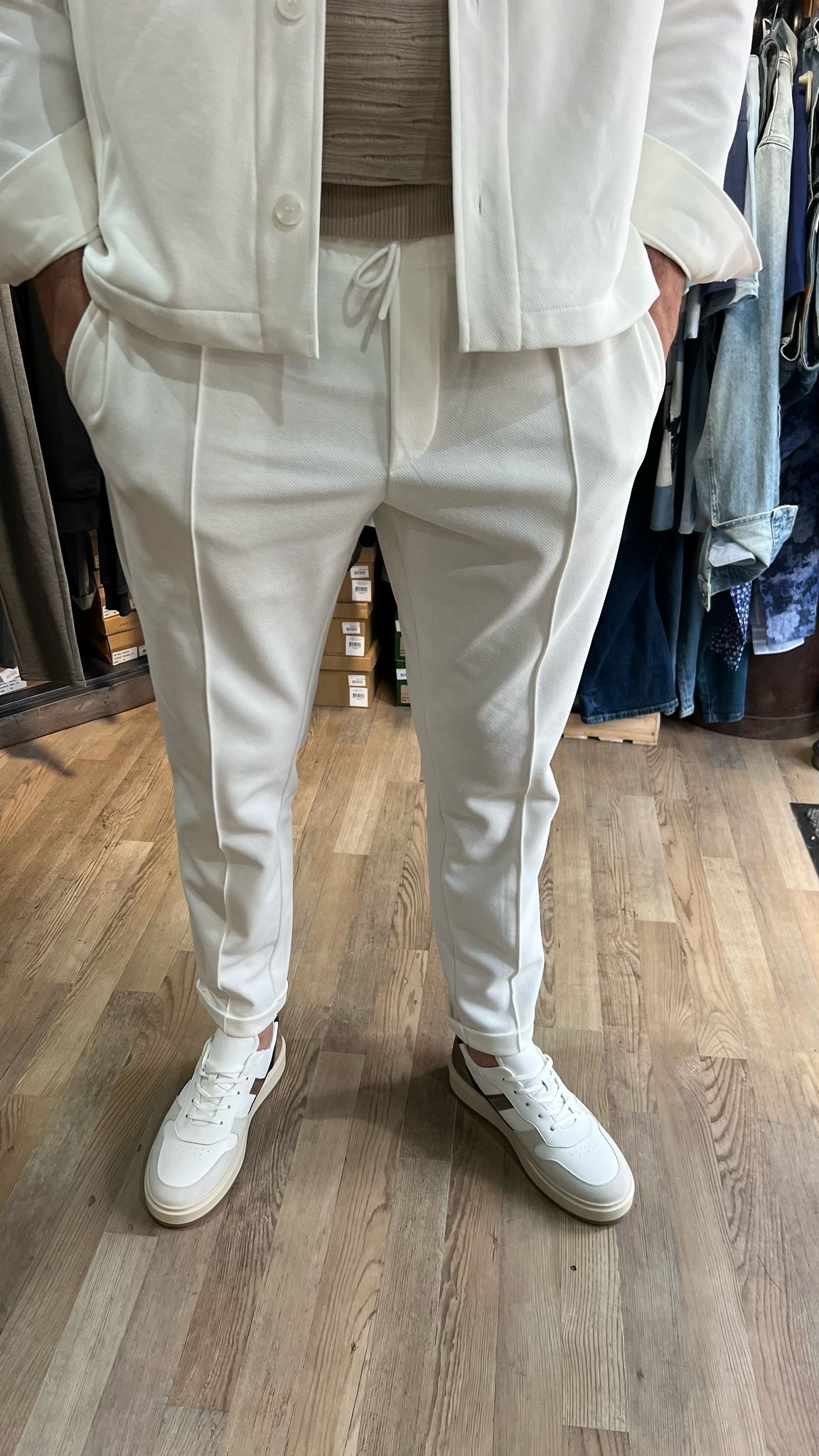 PANTALON MOLLETONNÉ CARROT FIT