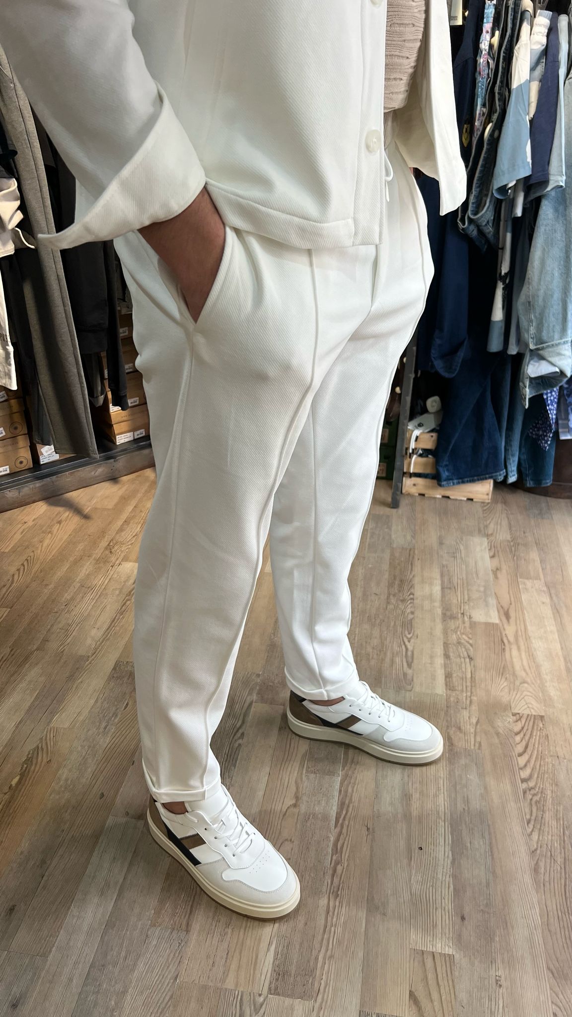 PANTALON MOLLETONNÉ CARROT FIT