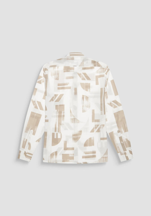 CHEMISE REGULAR STRAIGHT FIT « BARCELONA » EN COTON IMPRIMÉ