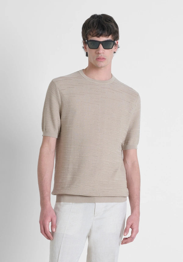SWEATER REGULAR FIT IN COTTON SOFT