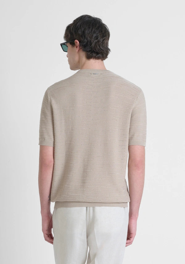 SWEATER REGULAR FIT IN COTTON SOFT