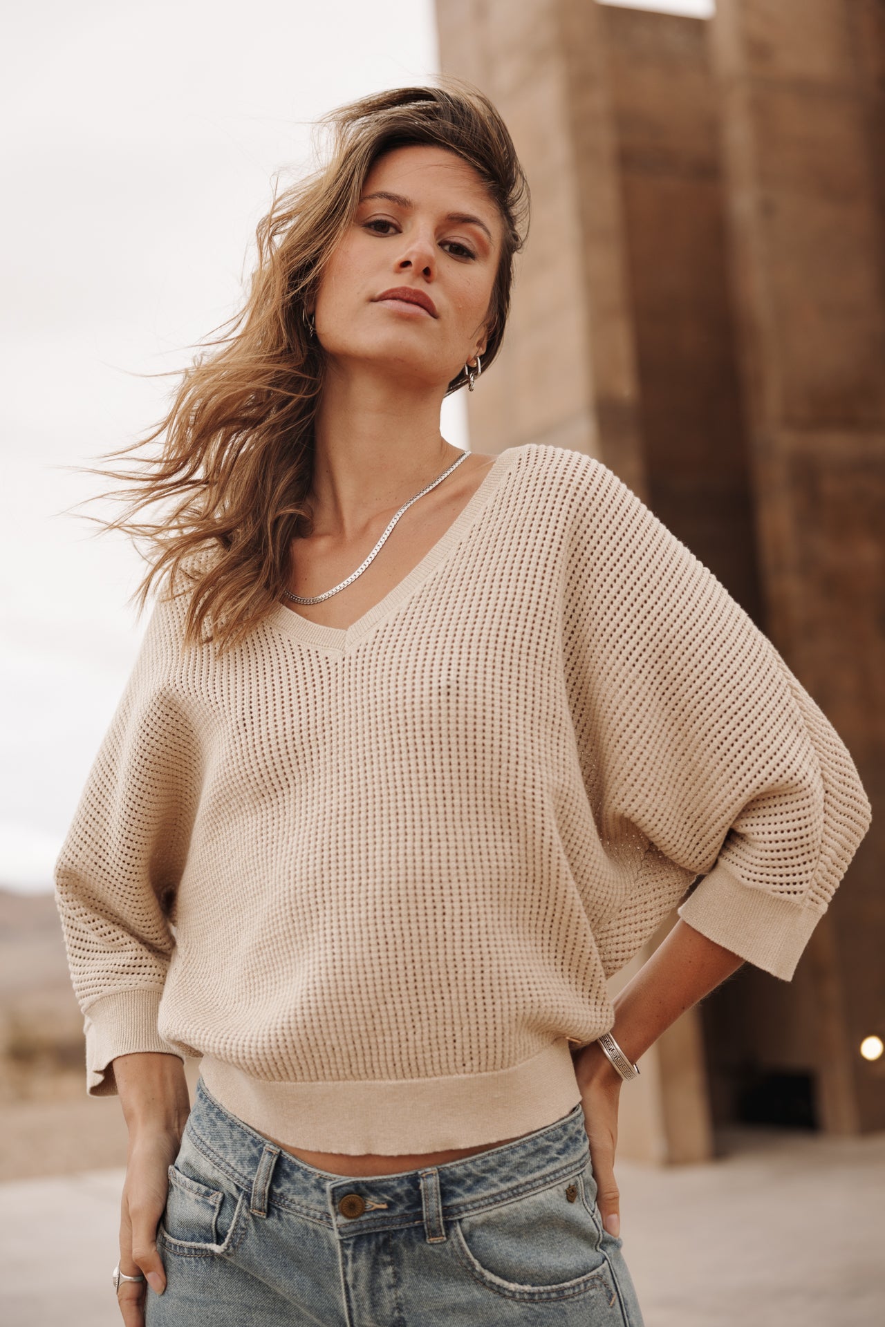 Pull en résille Paross (Gold)