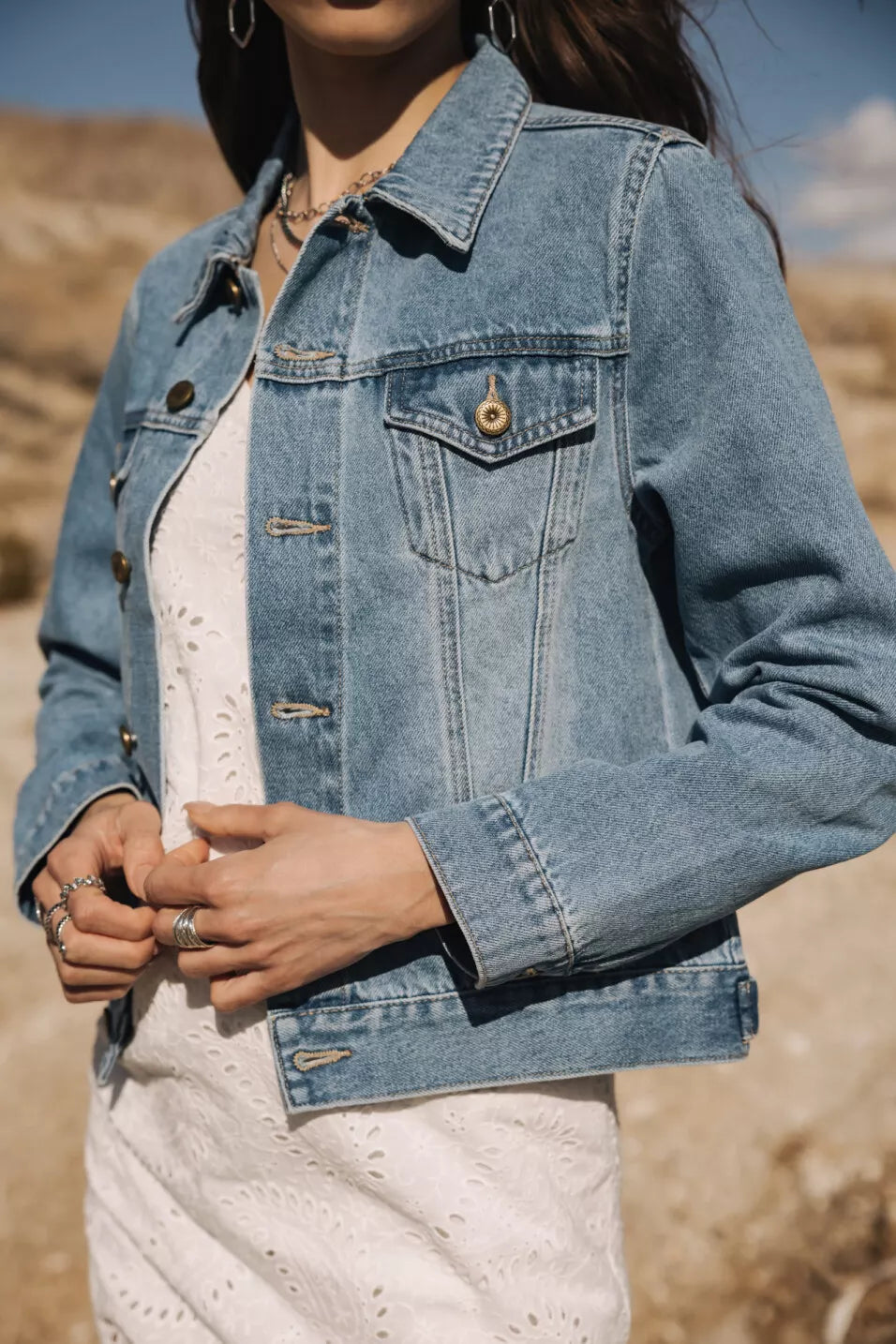 Veste en Jean Amber (Jaori)
