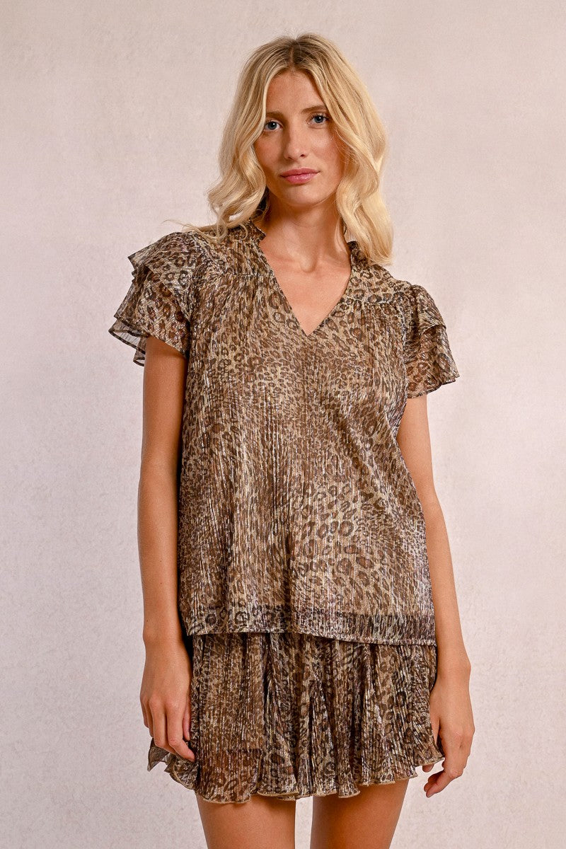 Blouse léopard