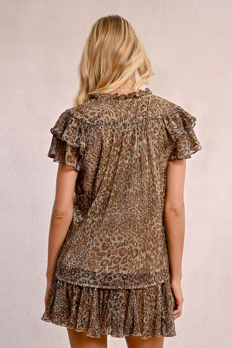Blouse léopard