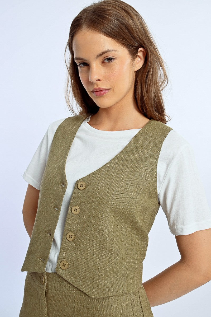 Gilet en Lin