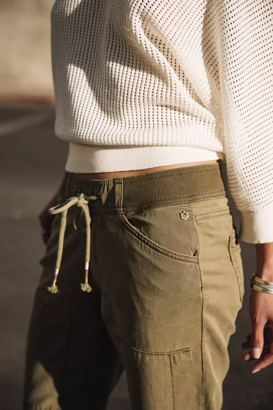 Pantalon Celine Jazz (Deep lichen green)