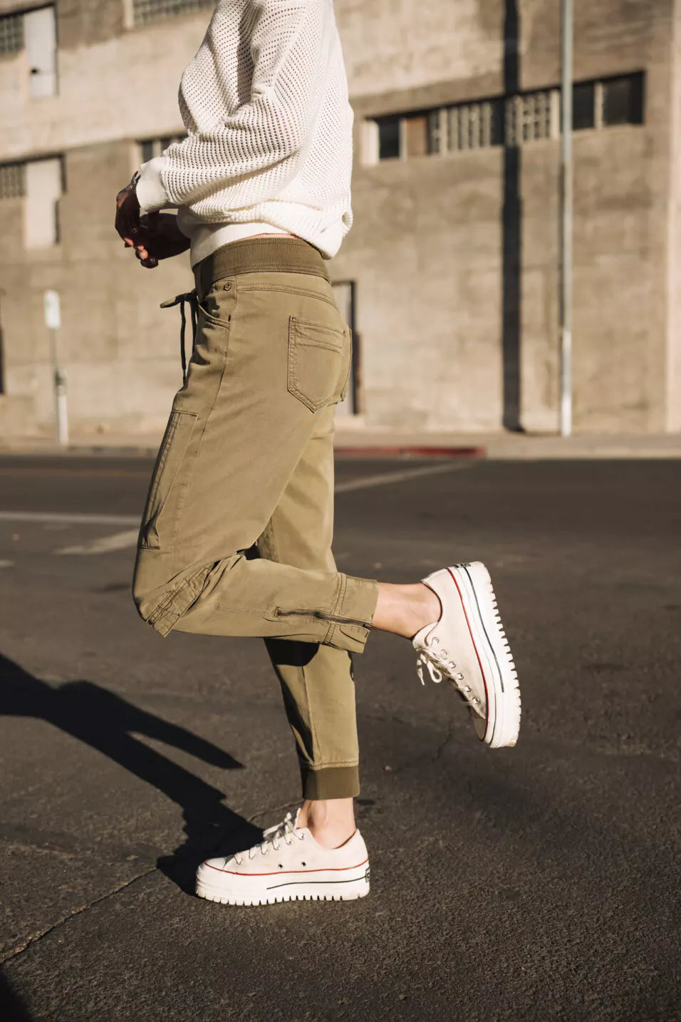 Pantalon Celine Jazz (Deep lichen green)