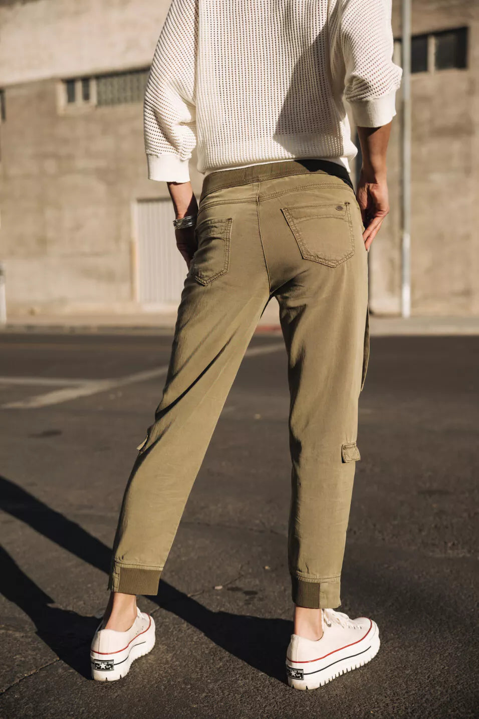 Pantalon Celine Jazz (Deep lichen green)