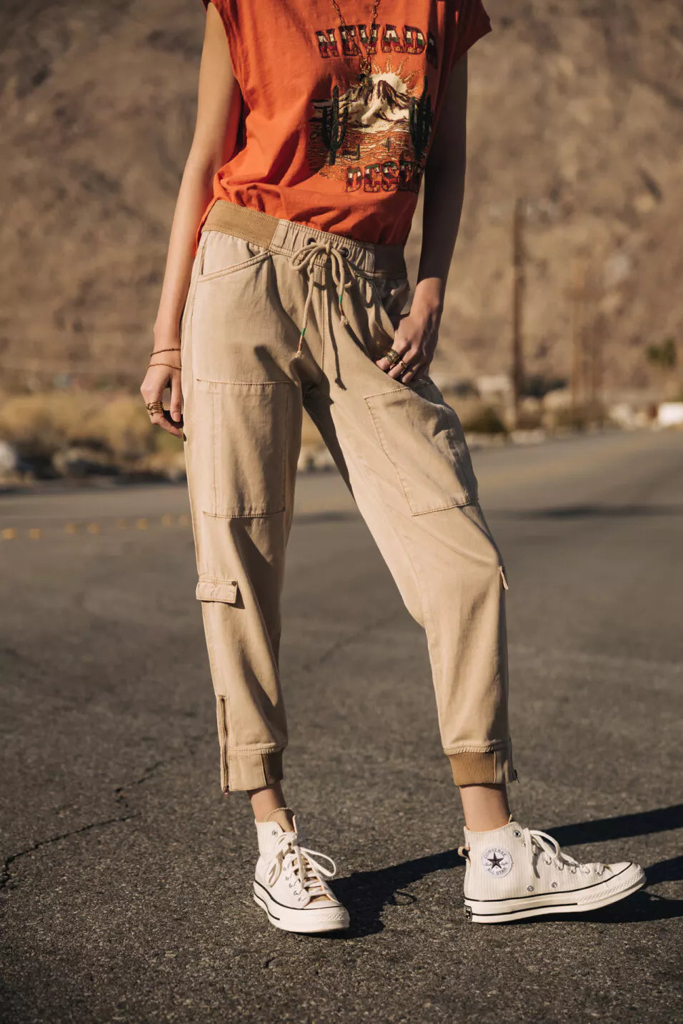 Pantalon cargo Celine Jazz (Irish cream)