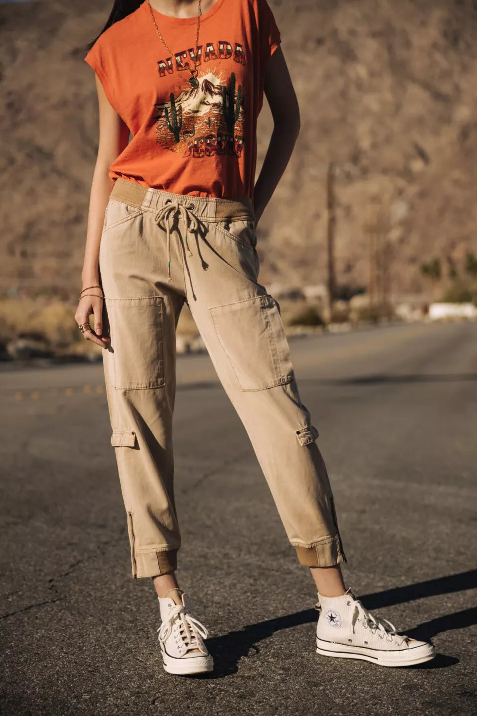 Pantalon cargo Celine Jazz (Irish cream)
