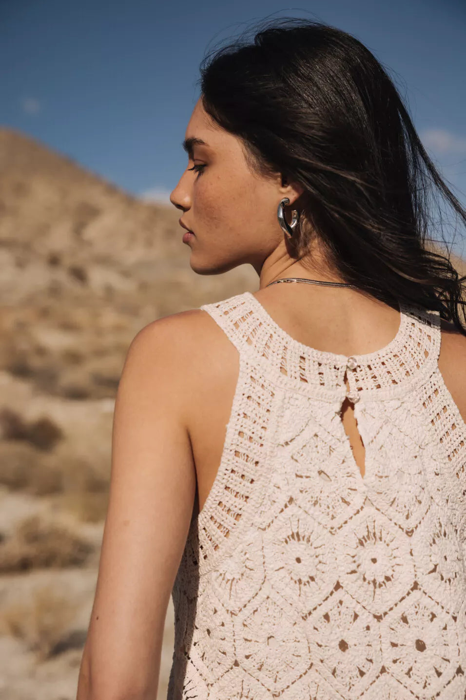 Débardeur Donia Crochet (Ecru)