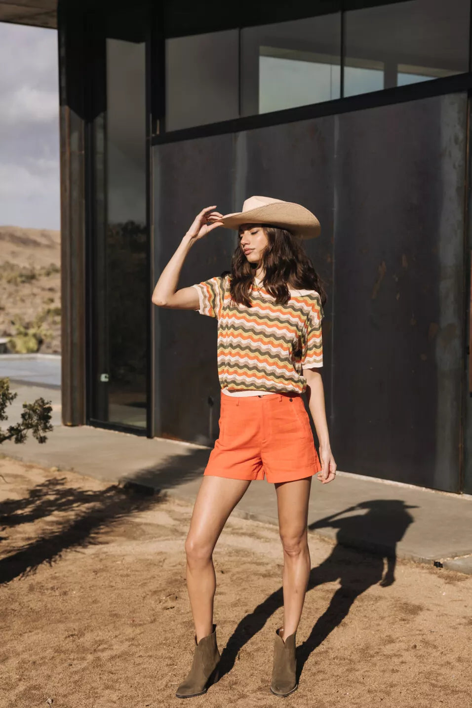Short en Lin Flavie (Tigerlily)