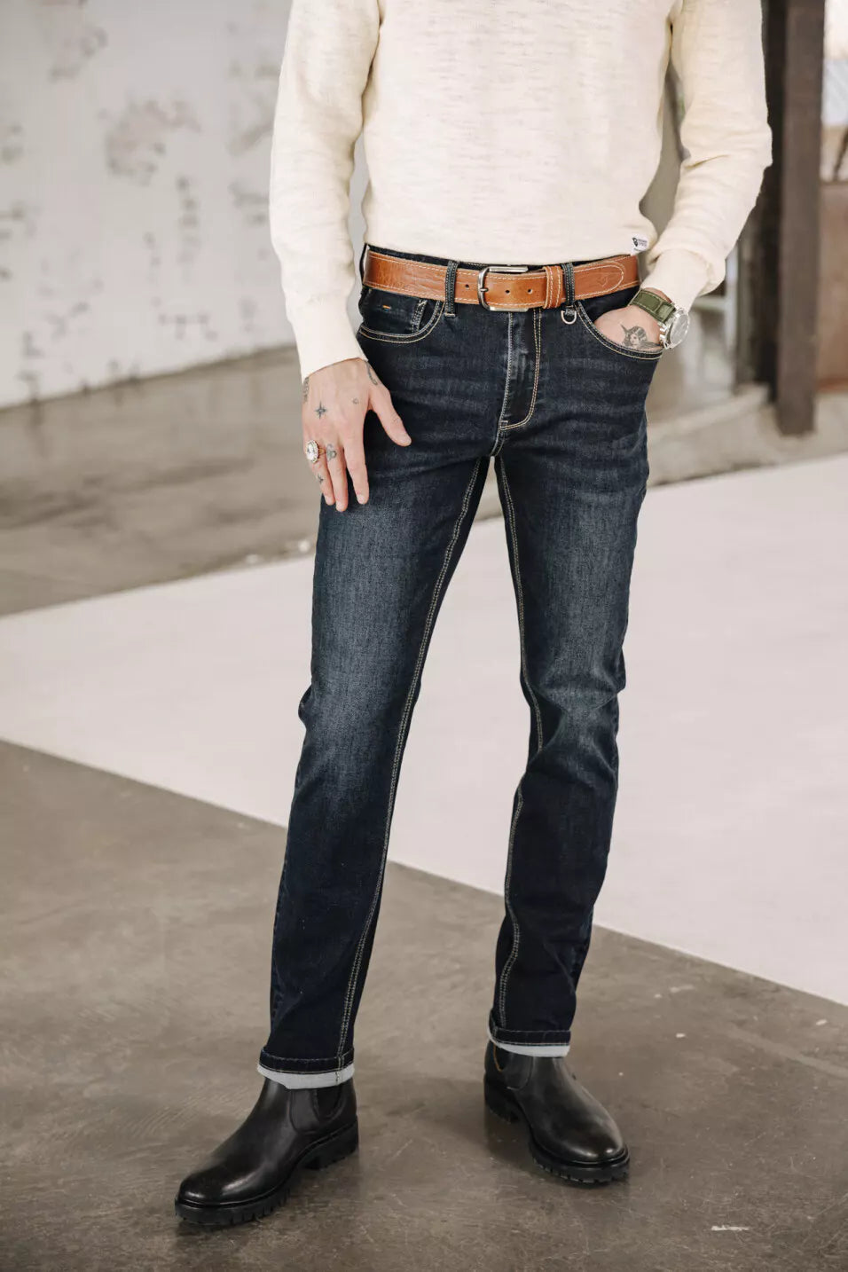 Jimmy Jeans Droit Ajusté (Joggy)