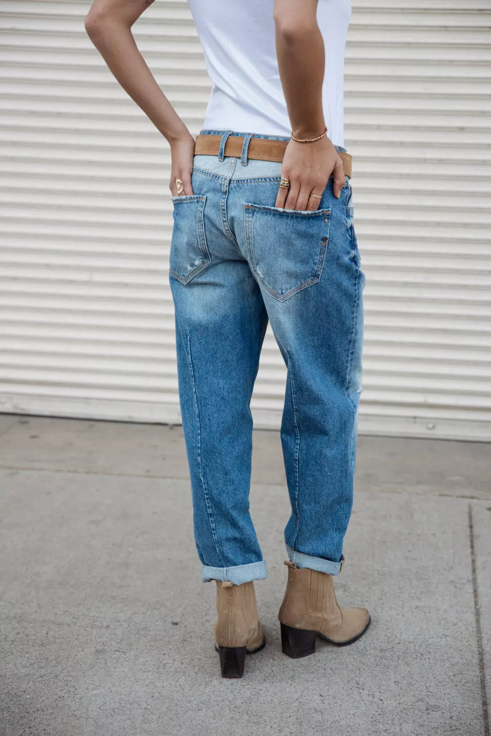 Maeva Jeans Boyfriend