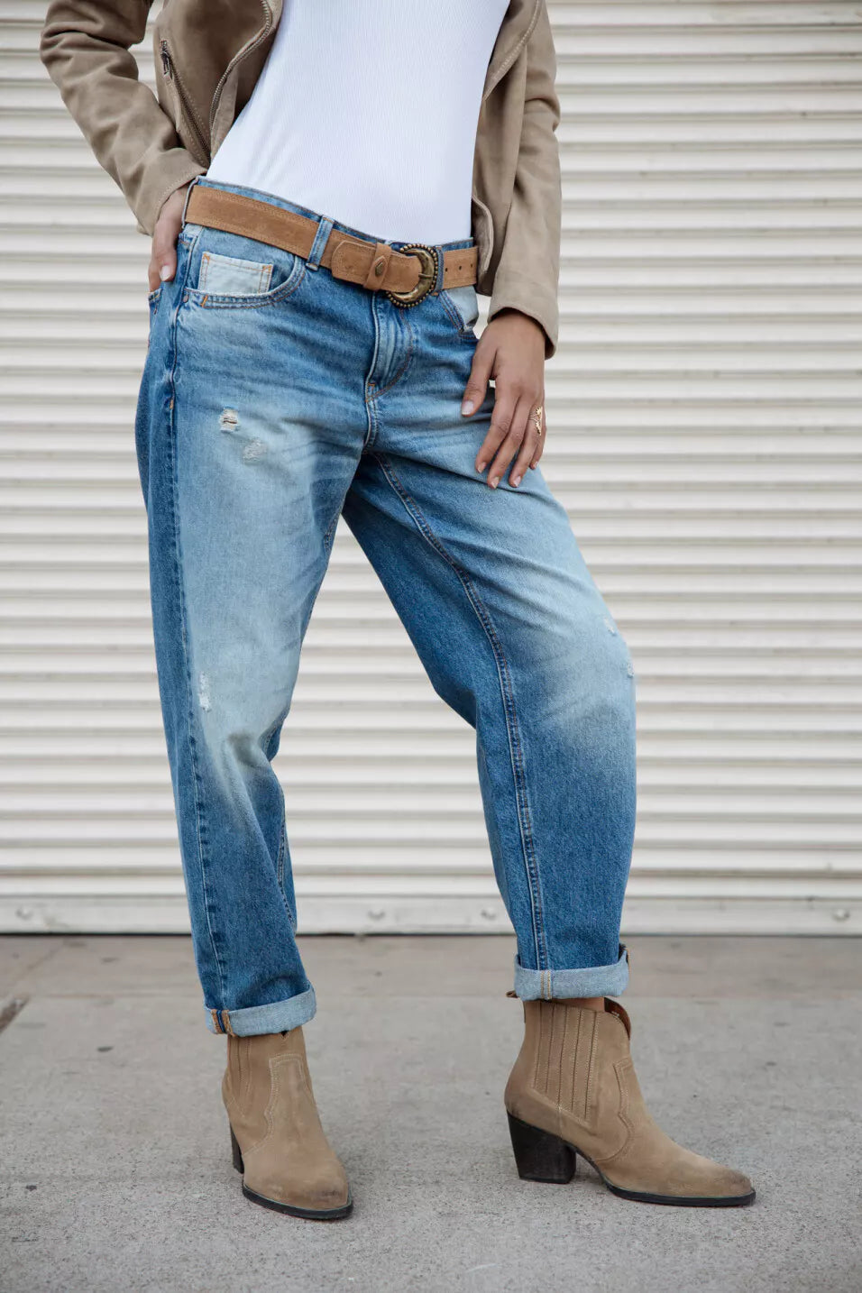 Maeva Jeans Boyfriend