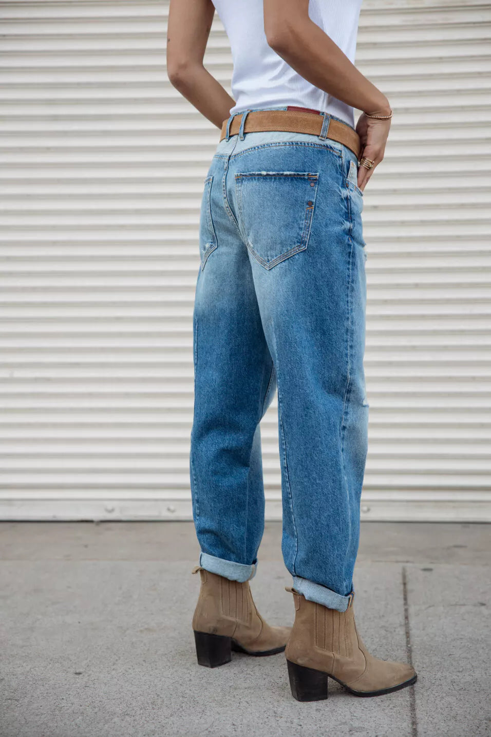 Maeva Jeans Boyfriend