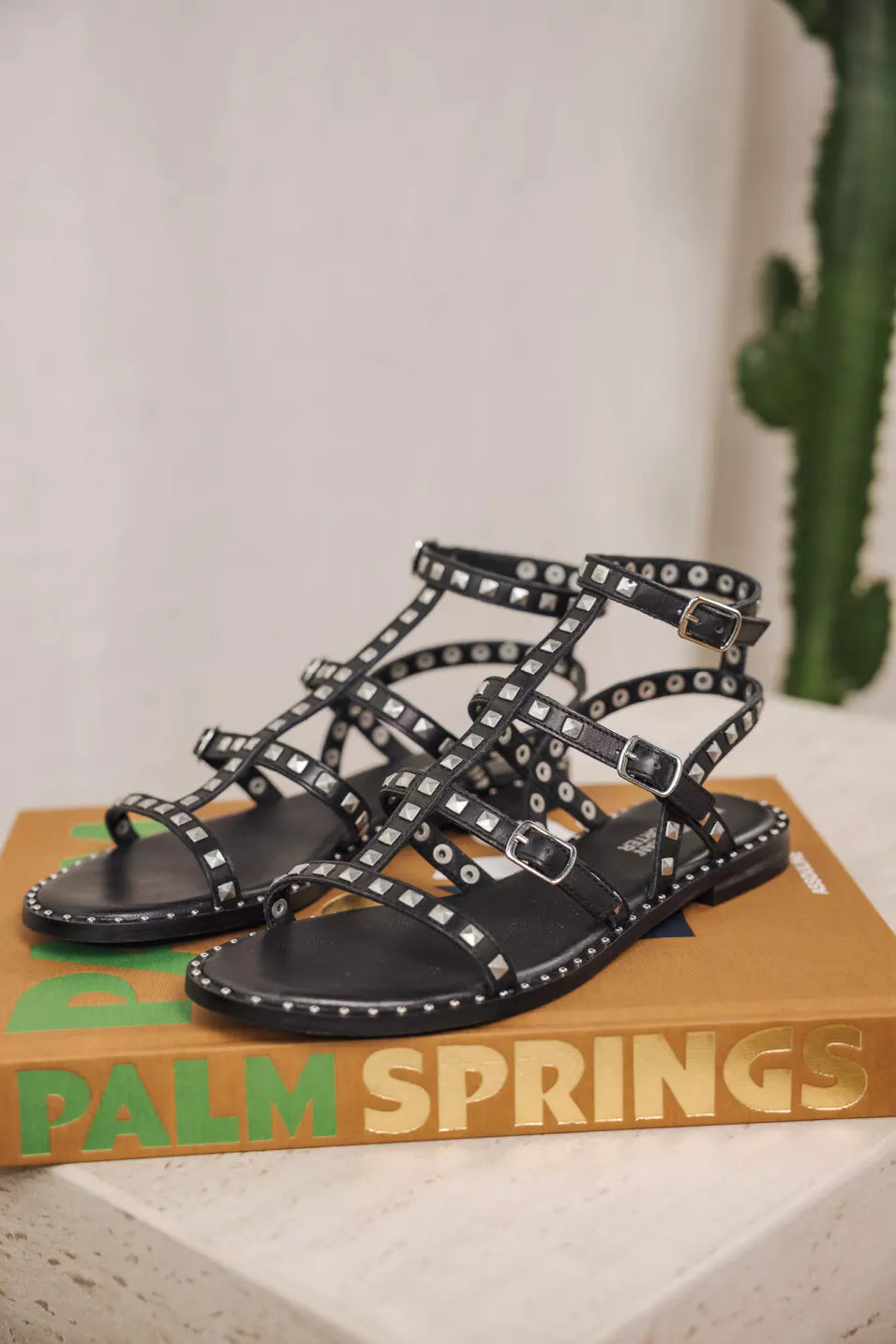 Sandales Cloutées Pruni black