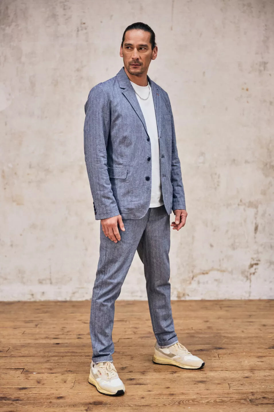 Blazer cintré Tomass Chevron (Ensign blue)