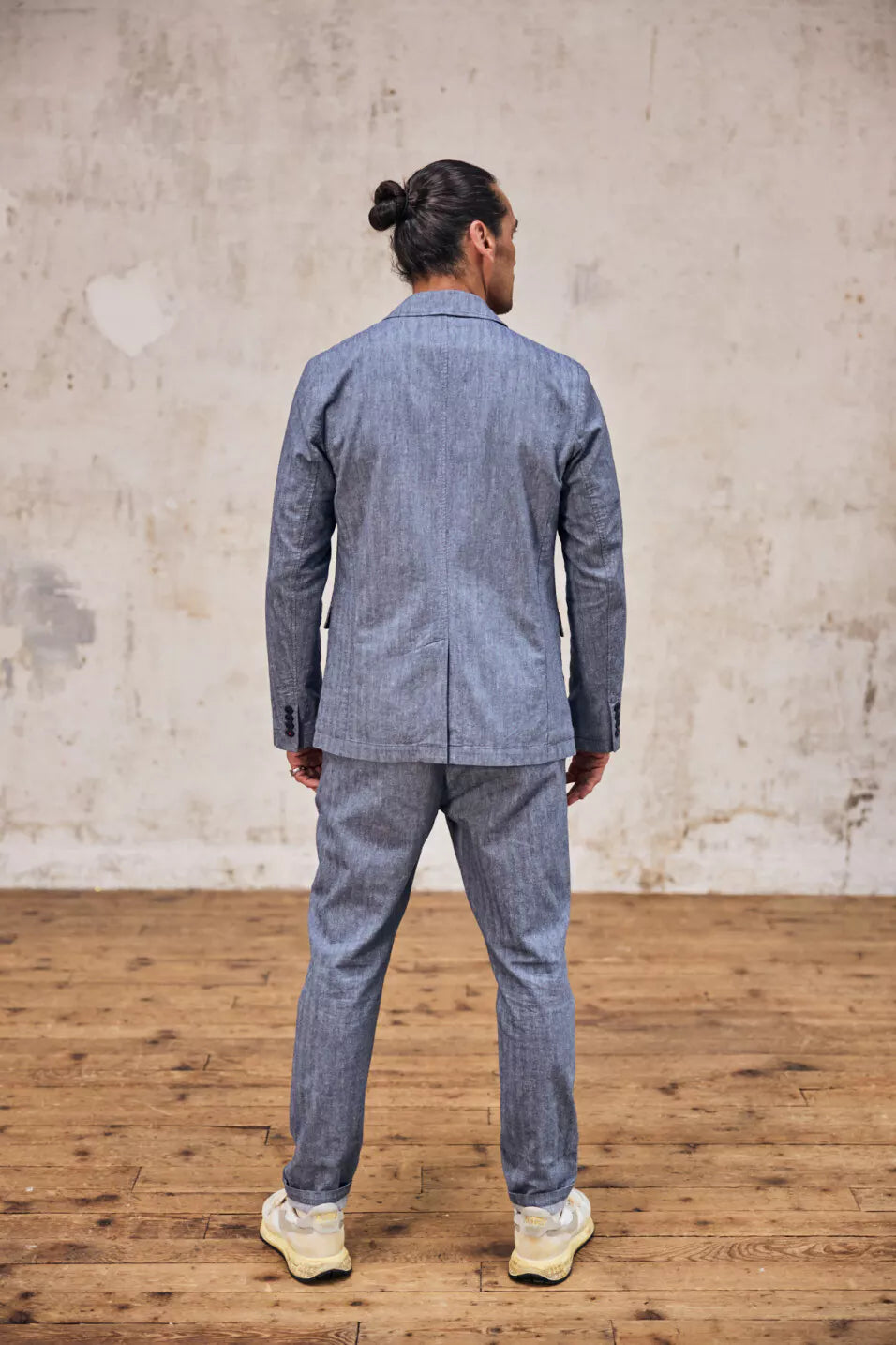 Blazer cintré Tomass Chevron (Ensign blue)