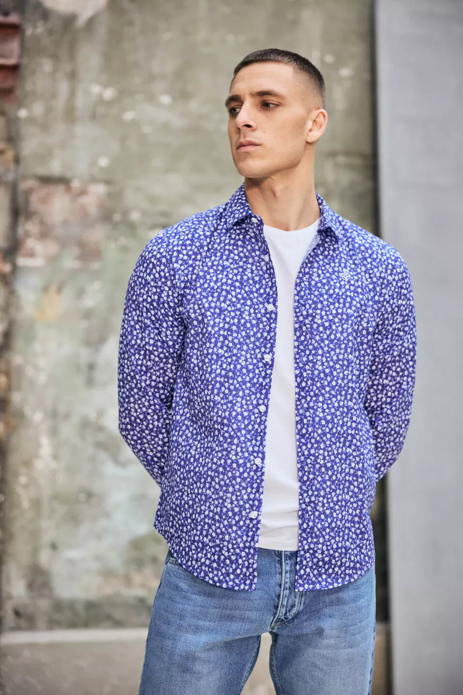 Chemise ajustée Yoris Linum (original)