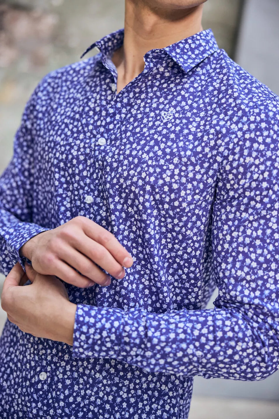 Chemise ajustée Yoris Linum (original)