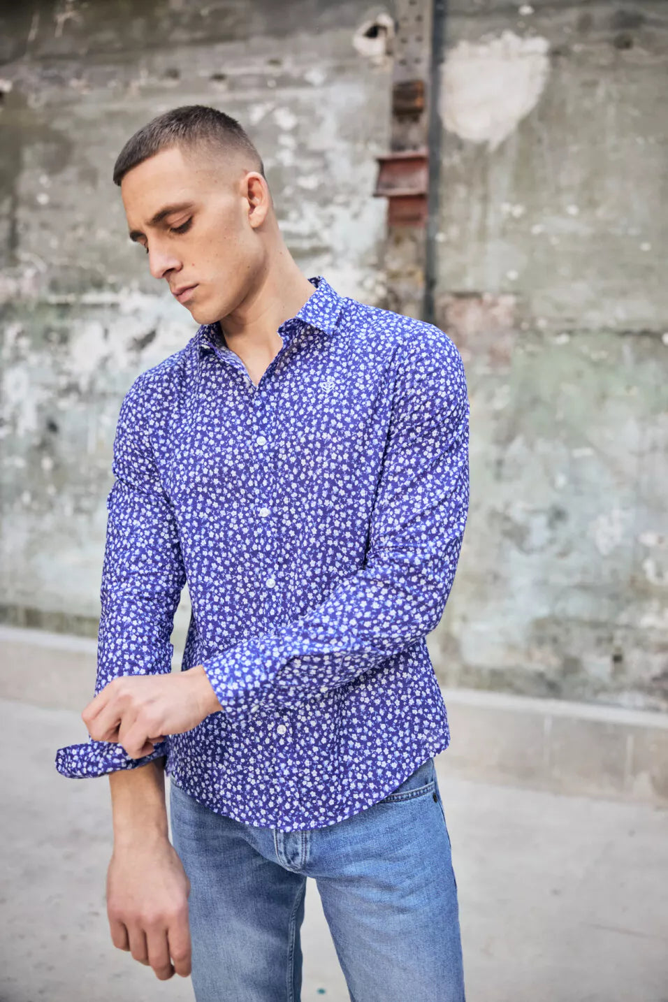 Chemise ajustée Yoris Linum (original)