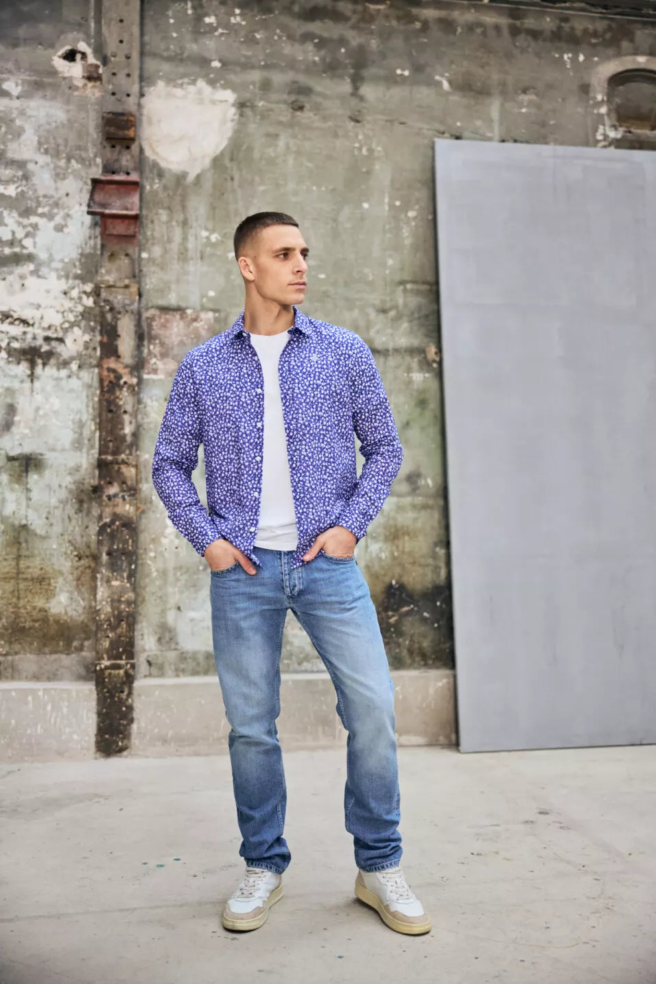 Chemise ajustée Yoris Linum (original)