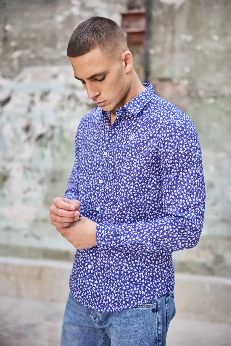 Chemise ajustée Yoris Linum (original)