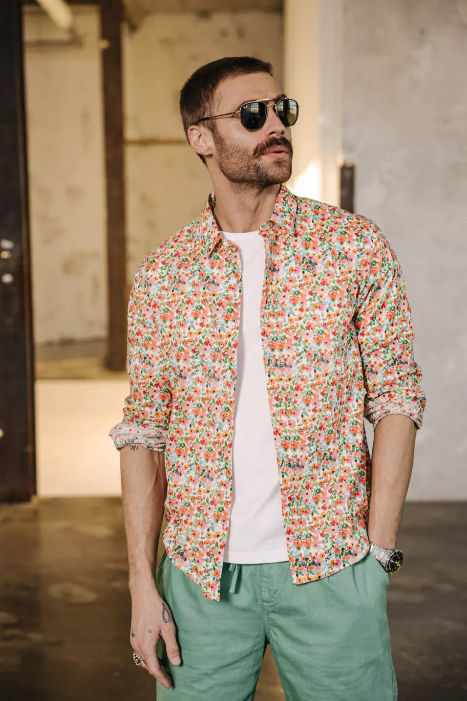 Chemise ajustée Yoris Prados (original)