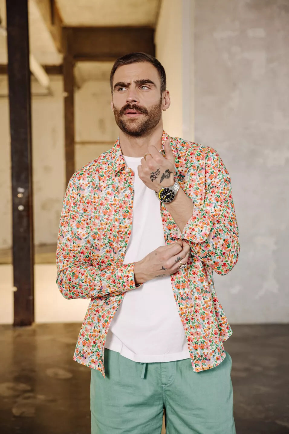 Chemise ajustée Yoris Prados (original)