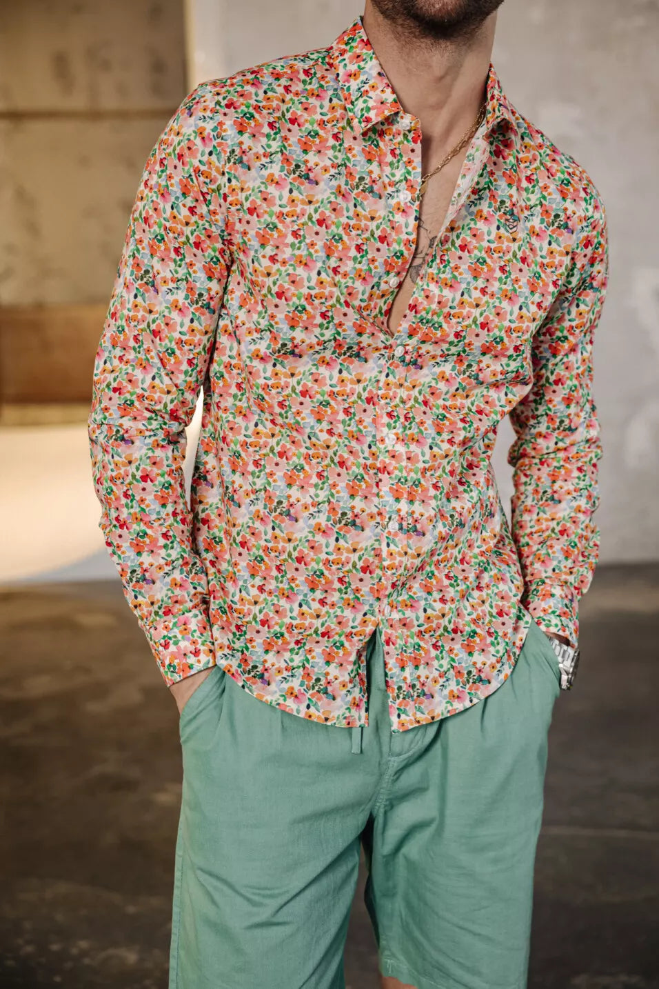 Chemise ajustée Yoris Prados (original)