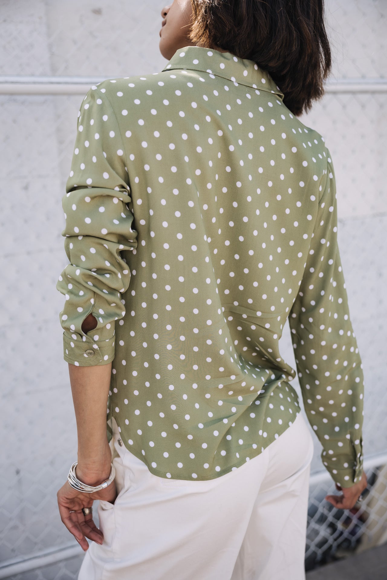 Katy Dots Chemise à pois  (light khaki)