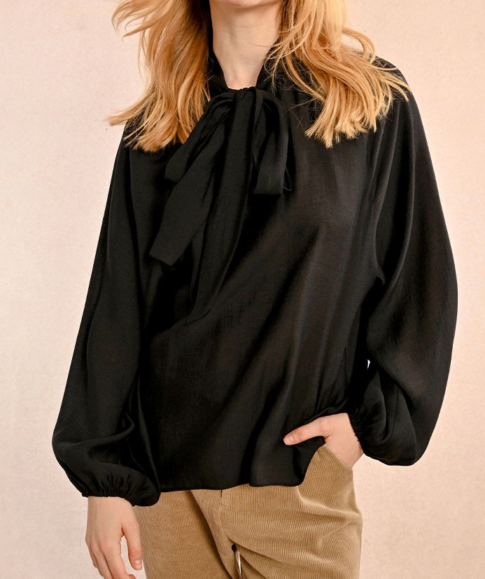 Blouse col lavallière (Molly Bracken)